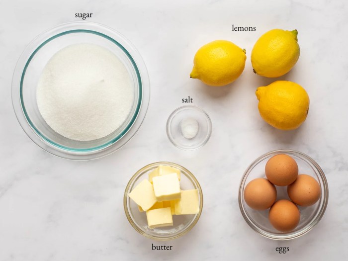 Lemon curd nutrition facts