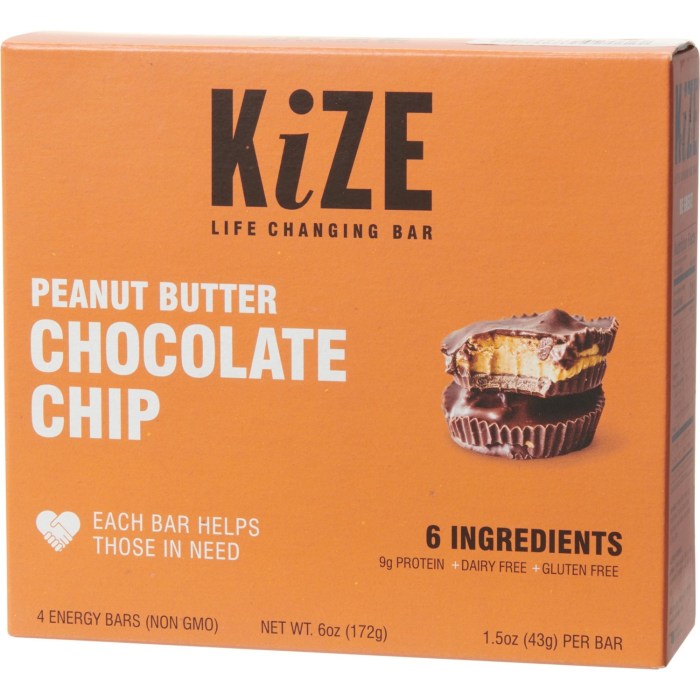 Kize bar nutrition facts